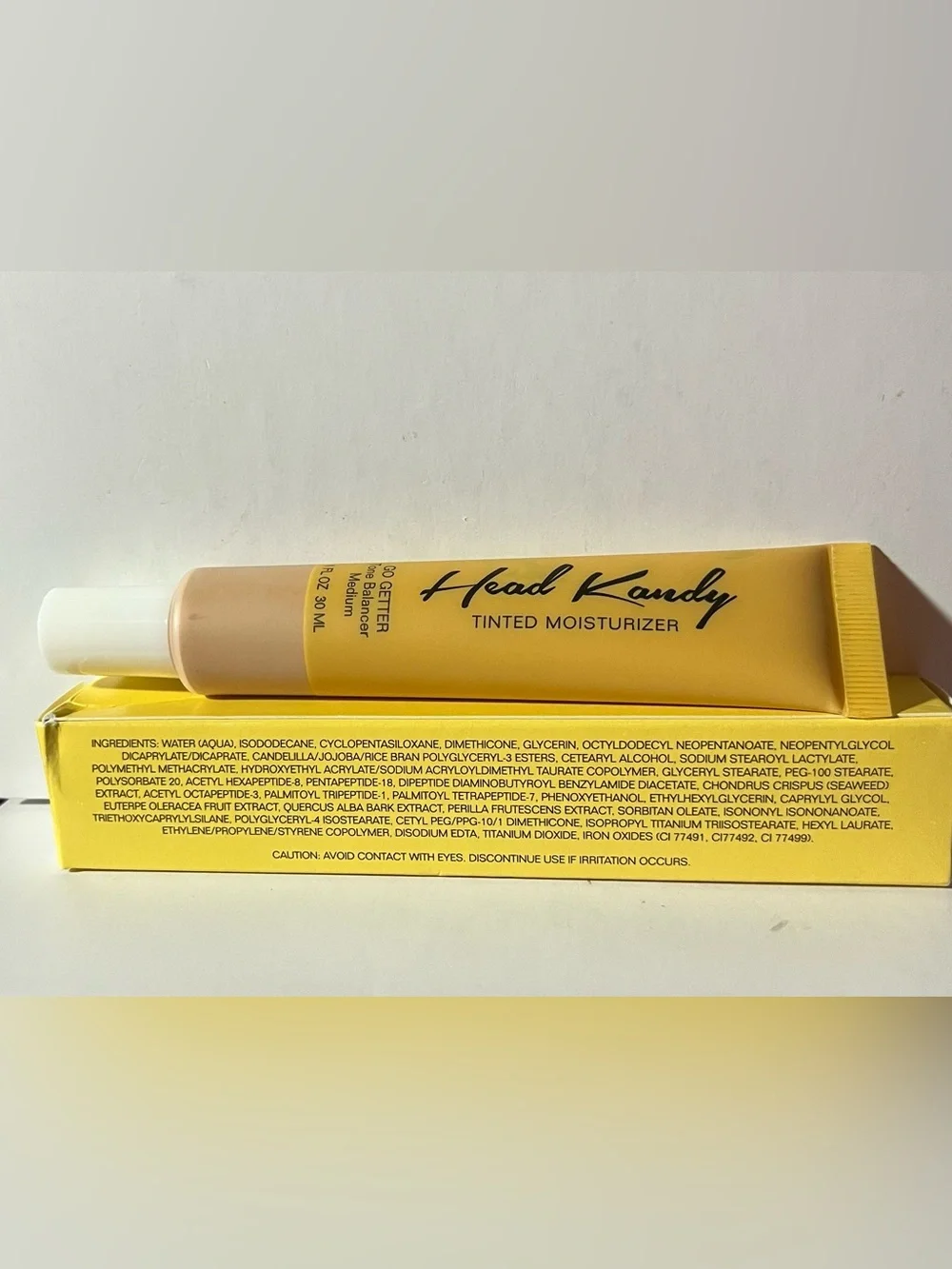 Head Kandy Tinted Moisturizer - Go Getter Medium Beige(new in box)